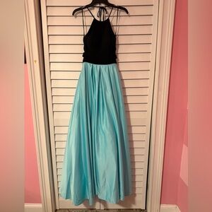 Blondie Nites Black and Blue Dress